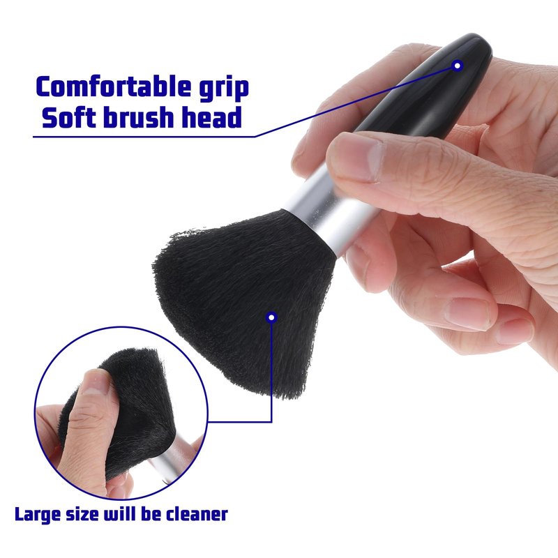Ckhoid 9Pcs Professional Hair Cutting Capes, Salon Barber Capes with Neck Duster and Combs Brush, Large Size Salon Barber Cape with Adjustable Snap Closure for Men, Women Hair Stylist