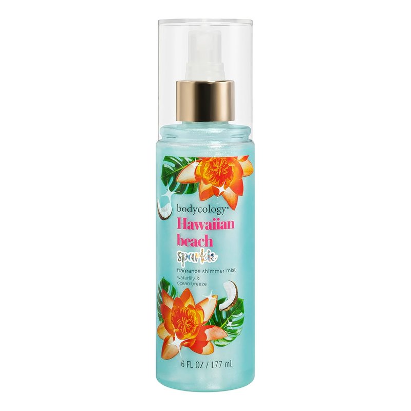 Hawaiian Beach Fragrance Shimmer Mist - Body Mist Spray, 6 Fl Oz