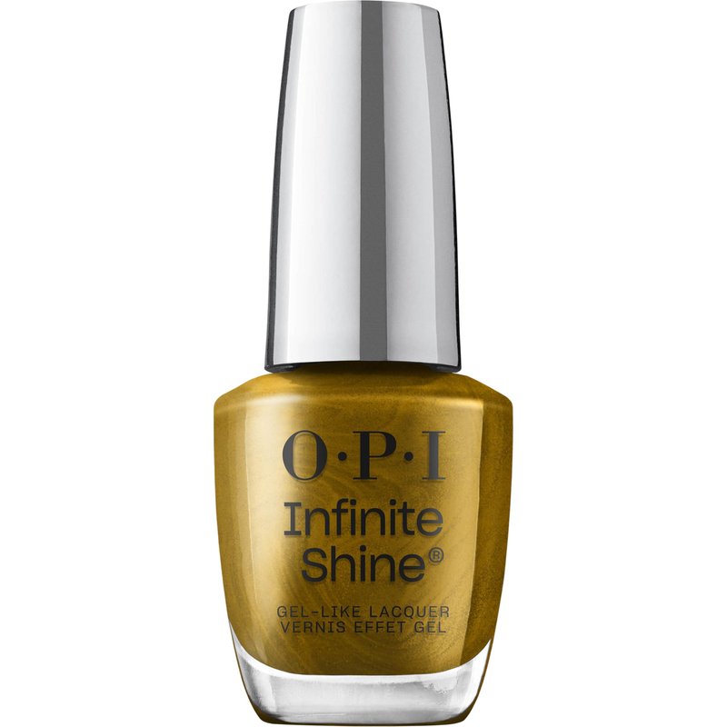 OPI Infinite Shine Have a Brittle Fun | Semi-Sheer Bright Warm Bronze Shimmer Long Wear Nail Polish | Good Enough to Treat Collection | Holiday 2025