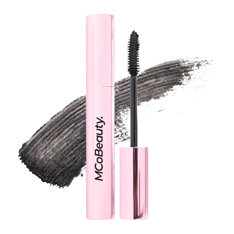MCoBeauty UltraCurl Lifting Mascara - Black - Buildable Lengthening, Volume & Curl Lash Definition - Eye Makeup with Curved Brush - Vitamin E Jojoba Oil Conditioned Lashes - Vegan & Cruelty Free