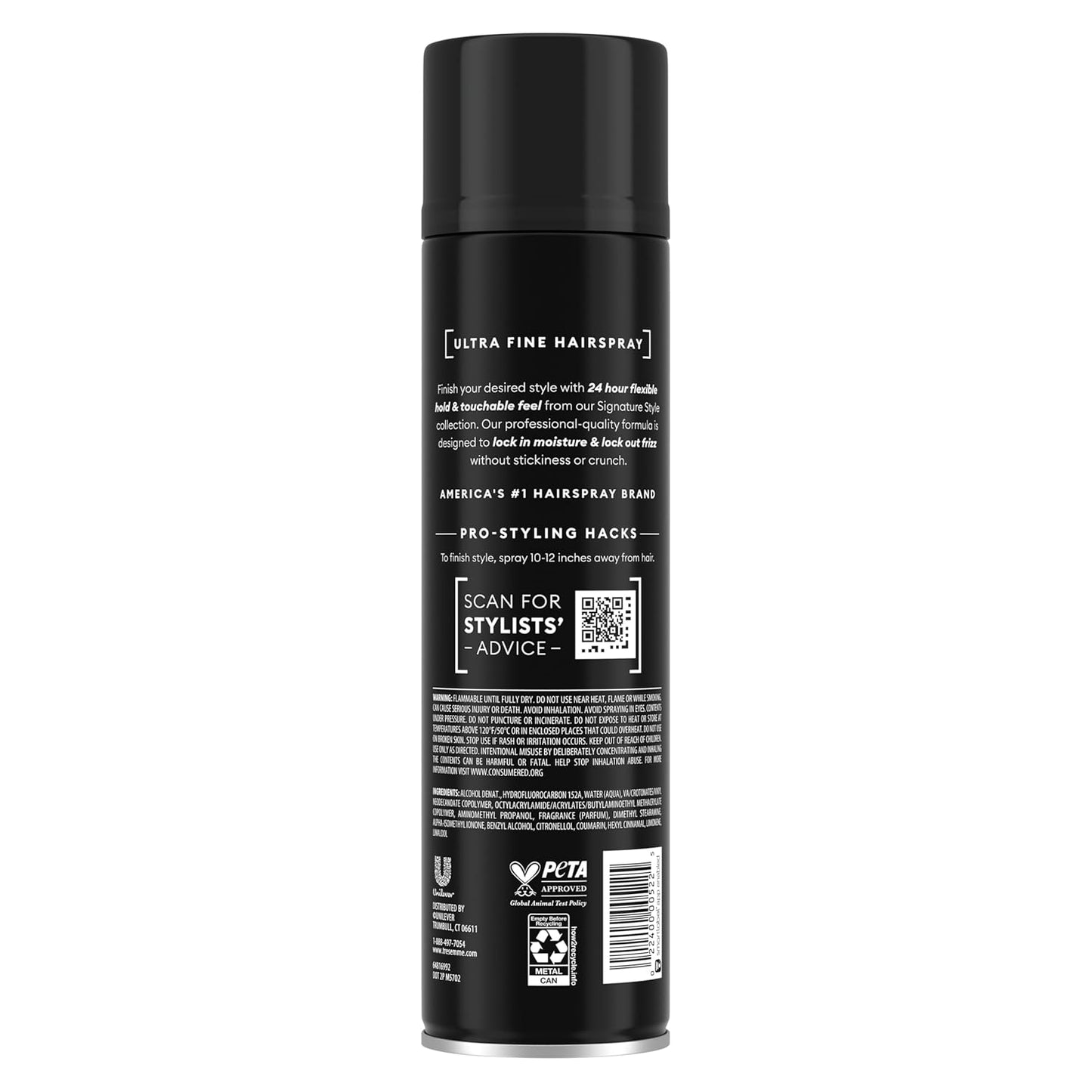 TRESemmé Ultra Fine Mist Hairspray - Flexible Hold with Pro Lock Technology | 11 oz Pack of 6