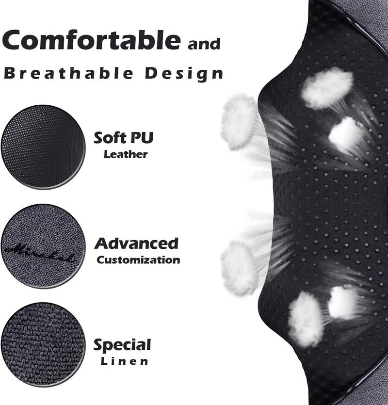 Mirakel Neck Massager - Deep Tissue Pain Relief Shiatsu with Heat | Perfect Father's Day Gift for Dad & Husband