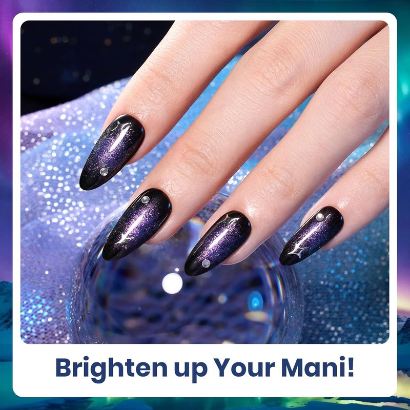 Beetles Glitter Gel Polish Set - Kaleido Galaxy 6 Colors | Shimmering UV LED Nail Art Gel for Spring Gifts