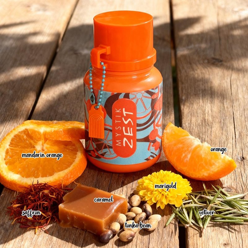 Mystik Zest Men’s Perfume - Fresh Citrus Woody Eau de Parfum for a Masculine Scent | 100ml / 3.4 fl oz