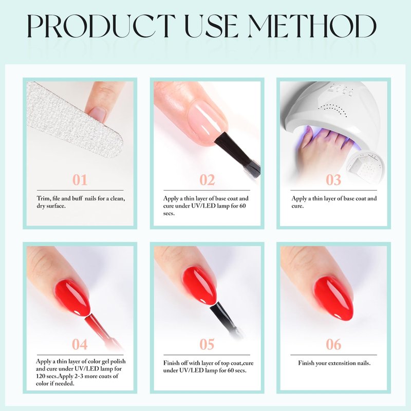 Double Rhythm 15ML Gel Nail Polish Pure Sheer Same Color Same Bottle Soak Off Gel Polish Art Manicure Salon DIY at Home for Women (Beige Pink-A1393)