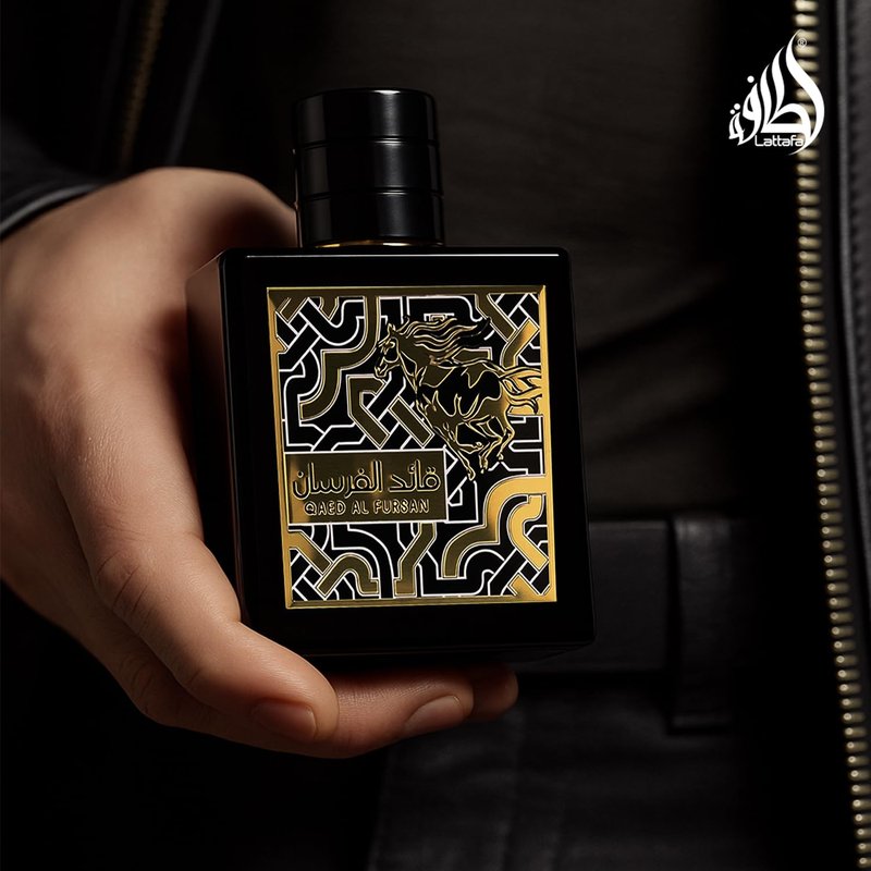 Lattafa Qaed Al Fursan Eau de Parfum Spray - 3.04 Ounce | Captivating Fragrance for Men