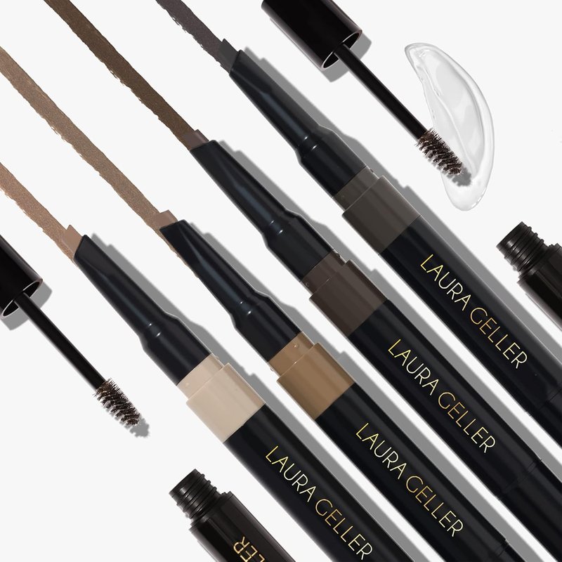 Laura Geller New York Sculpt-N-Stay 2-in-1 Waterproof Eyebrow Pencil & Brow Gel - Blonde | Defines, Sets & Fills Sparse Brows