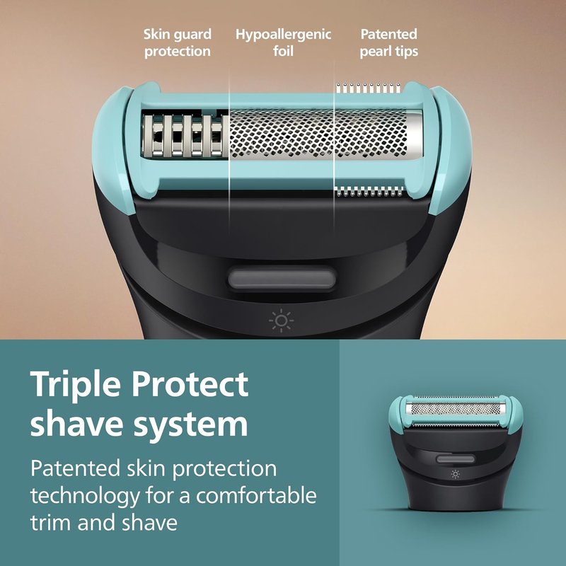 Philips Norelco Body Groomer - Waterproof Men's Full Body Trimmer with Travel Case & Flexing Head, BG7490/50