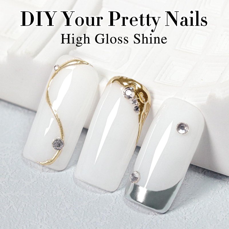 Double Rhythm Translucent Gel Polish Sheer Neutral Natural Light Milky Same Color Same Bottle 15ML Jelly Nail Polish Nail Art DIY at Home (Milky White-A1367)
