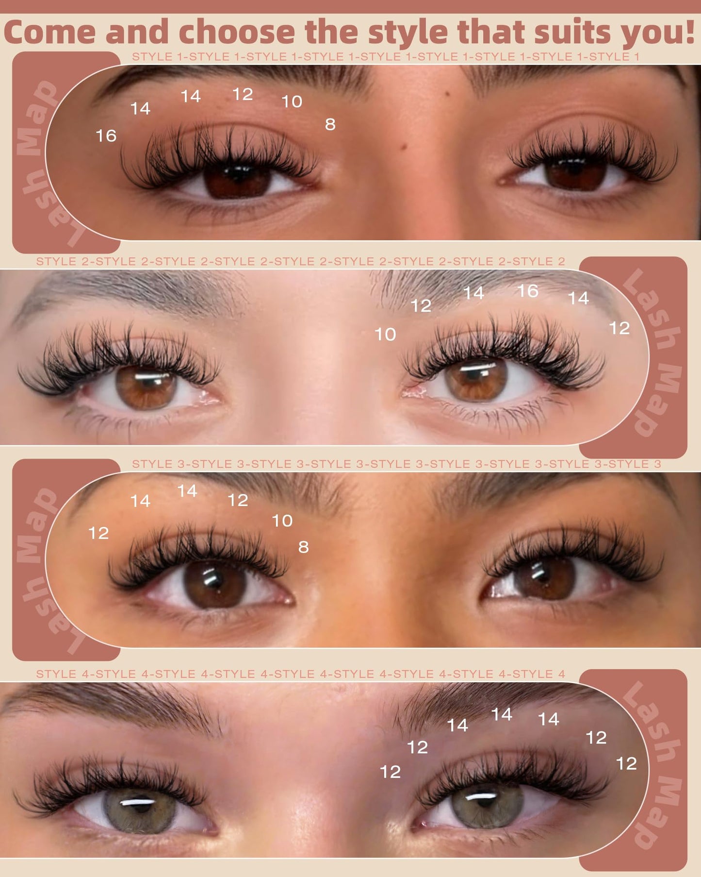 Spider Lash Clusters Breeze Wispy Eyelash Clusters Natural Cluster Eyelash Extensions Daily Cluster Lashes DIY 8-16mm Individual Eyelashes Spider Lashes D Curly with Clear Band by zanlufly