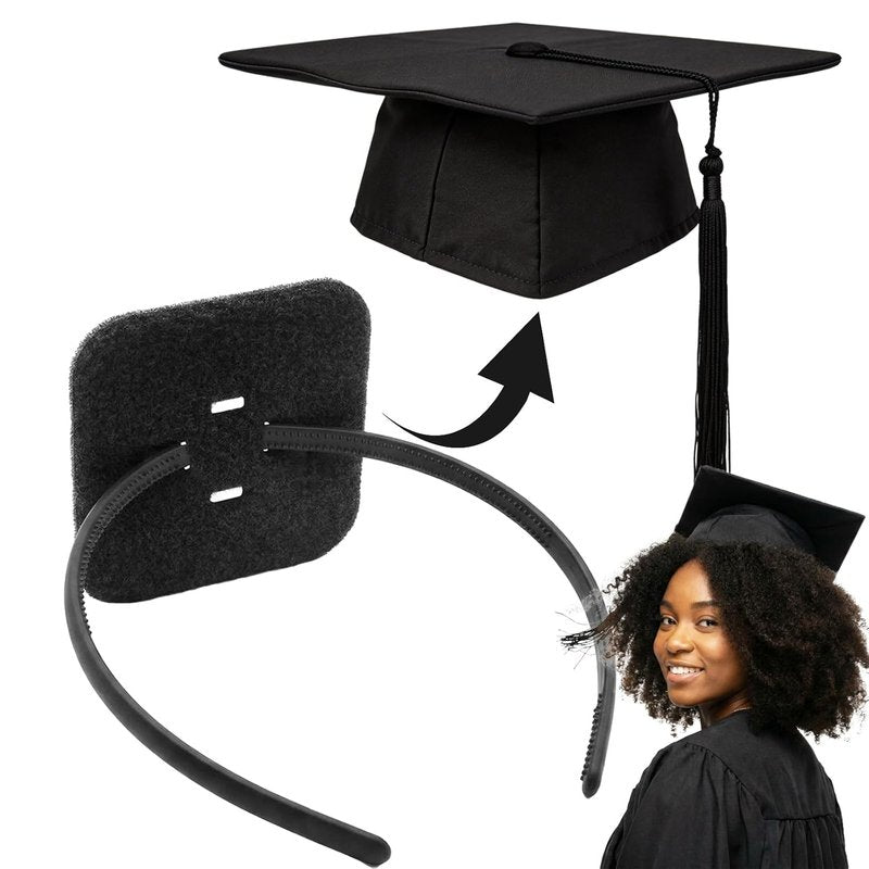Graduation Cap Headband Secures Decorations Holder Grad Cap Headband Insert Hat Anti-Slip Accessories for Graduates Gift