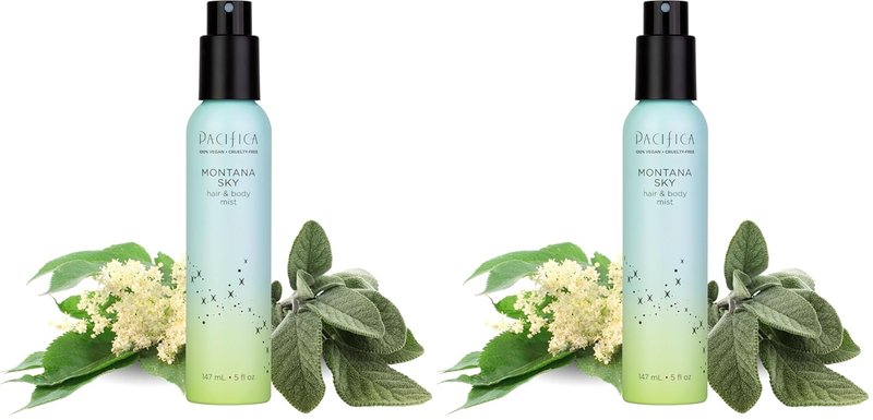 Pacifica Hair Mist Perfume - Montana Sky Body Spray for Women | Alcohol-Free, Vegan, 5 oz