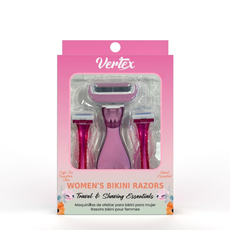 Bikini Razors Shaver For Sensitive Skin For Women Pubic Hair Lines Women's Disposable Under Arm Razors No Irritation Trimmer