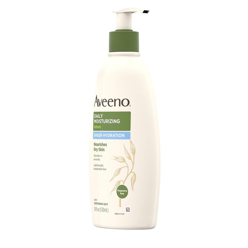 Aveeno Sheer Hydration Daily Moisturizing Lotion - Lightweight, Fast-Absorbing Formula for Dry Skin | 18 fl. oz