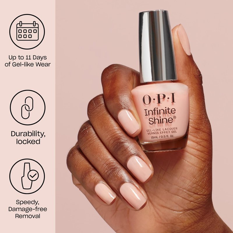 OPI Infinite Shine Base Coat | Long Wear Nail Polish Base Coat | Protects Nails & Prevents Discoloration