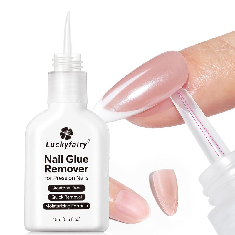 Nail Glue Remover - Acetone-Free 15ml for Press-On Nails | Gentle & Quick Removal