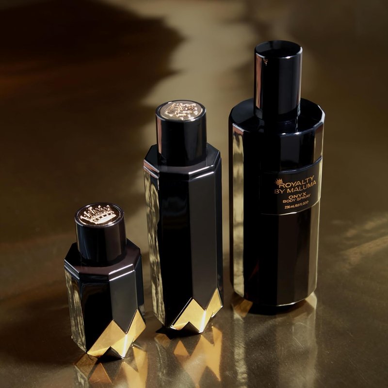 Onyx Body Spray, 8 oz - Luxurious Long-Lasting Perfume for Men - Fougere Amber Wood Fragrance - Cardamon, Pear, Bergamot Top Notes - Ideal Gift for Men