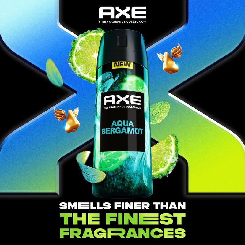 AXE Aluminum-Free Deodorant, Travel Size Body Spray, Aqua Bergamot 6 Pack – 72 Hour Odor Protection, Juniper + Sage, 1 Oz Each