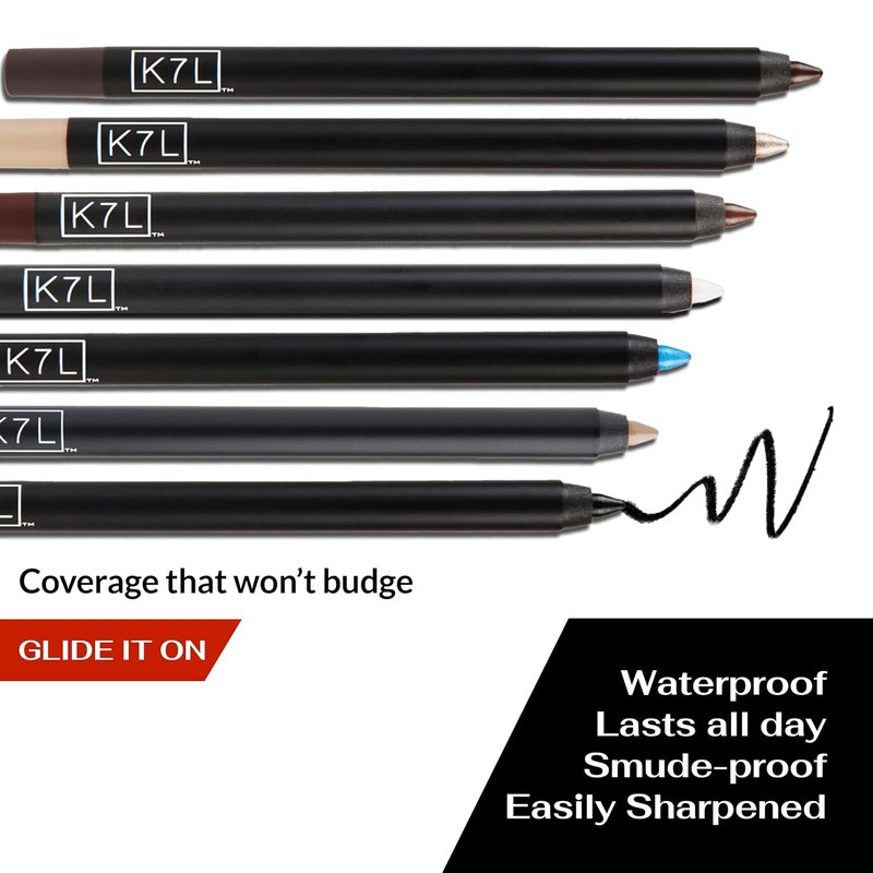 Brown Eyeliner Pencil - Longwear Waterproof & Smudge-Proof Formula | Perfect for All-Day Use