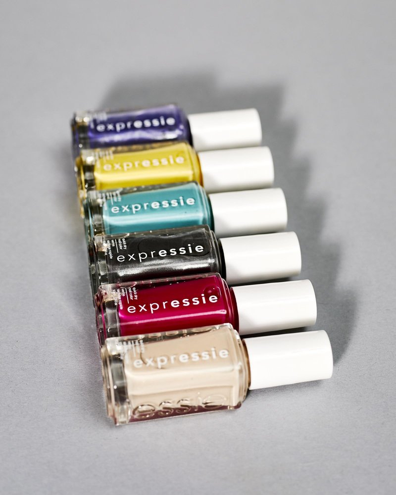 essie Expressie Nail Polish, Quick-Dry Muted Beige Nail Polish, Vegan, Millennium Momentum, 0.33 fl oz
