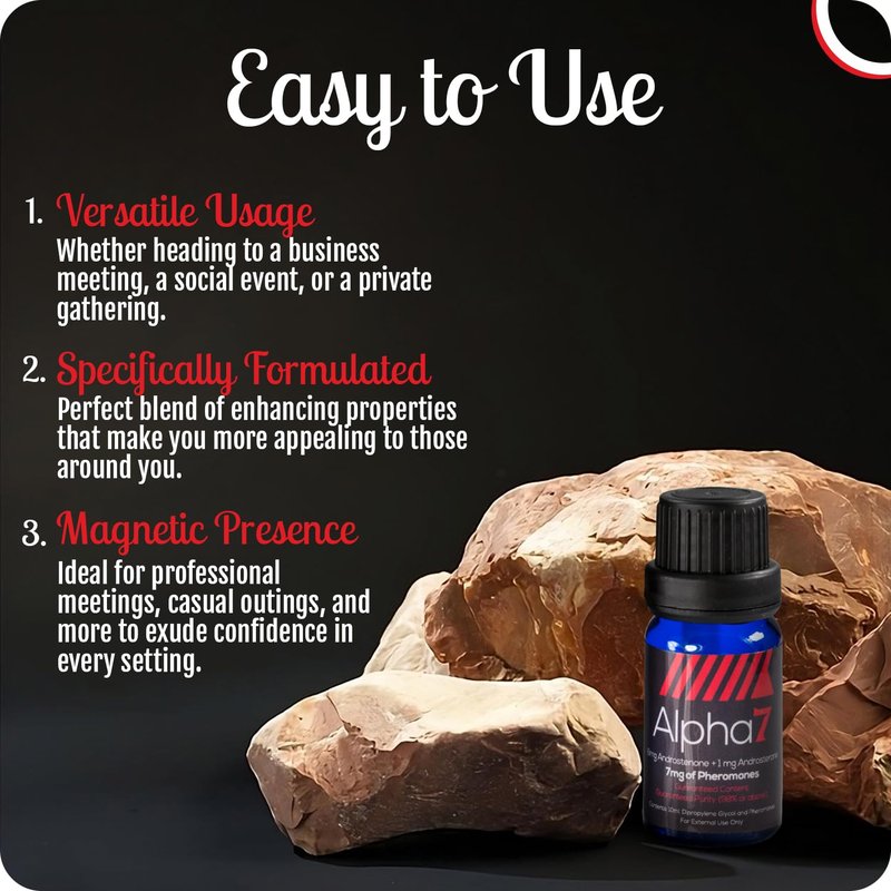 Alpha 7 Unscented Mens Pheromone Product