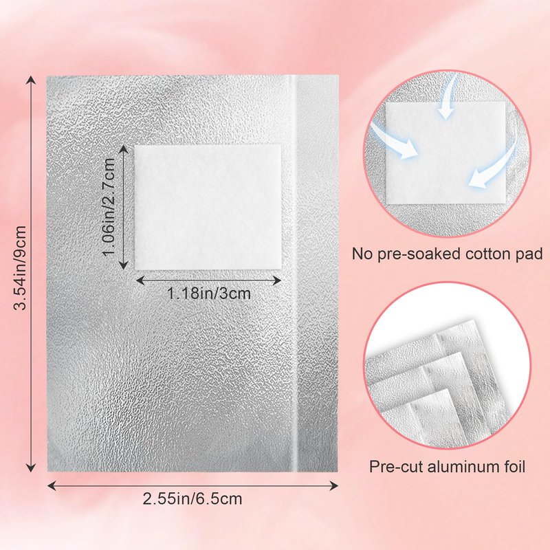RAQEHO 300 Nail Polish Remover Pads - Nail Foils Soak Off Wraps Sheets Gel Acrylic Glue Polish Remover with Lint Free Cotton Wipes Pads Stuff Essentials Tech Must Haves At Home Supplies