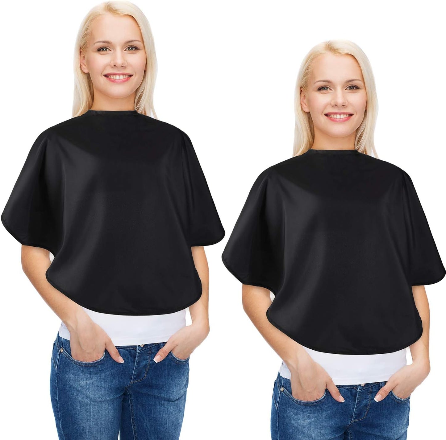 Skiennix Waterproof Beauty Salon Bib - 2 Pcs Barber Dye Cape for Hairdresser Clients | Durable & Stylish
