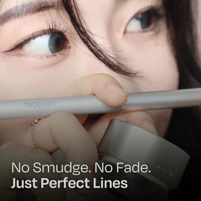 Piccasso PROEIGHT Gel Eyeliner - Long Lasting Waterproof Mute Brown | High Pigment for Precise Application