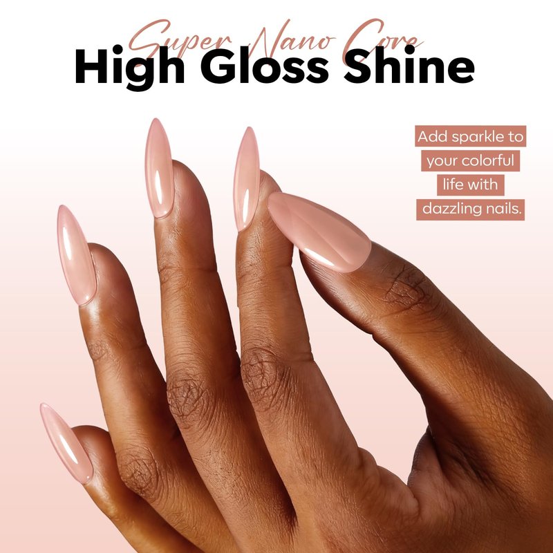 modelones Nude Gel Polish Jelly Natural Pink Gel Nail Polish French Tip Base Color Translucent Soak Off U V Soap Nails for Nail Art Manicure at Home Valentin 15ML