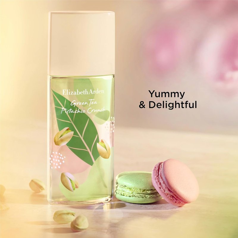 Elizabeth Arden Green Tea Pistachio Crunch Eau De Toilette - Women's Perfume with Pistachio, Green Tea & Vanilla Bean Notes