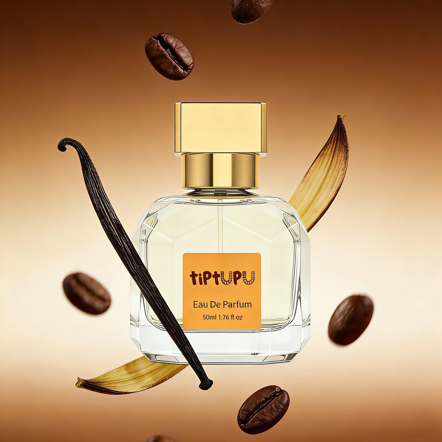 tiptupu Ambery Vanilla Eau de Parfum for Women, Inspired by Y.SL's Black O.pium, Feminine Fragrance 1.76 Fl Oz Spray 50ml