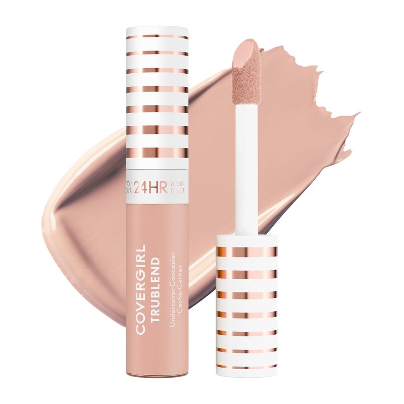 COVERGIRL TruBlend Undercover Concealer, Buildable, Full Coverage, 24-Hour Wear, Matte Finish - L600 Light Nude (Packaging May Vary)
