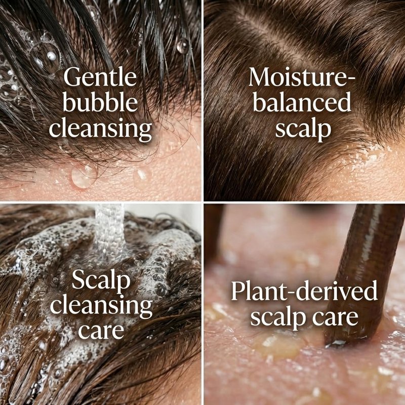 N84 SKIN Botanical Scalp Care Shampoo with Menthol – Volumizing Daily Shampoo for Oily, Fine & Flat Hair – Sulfate-Free Korean Scalp Care, Lightweight Refreshing Formula, 500ml