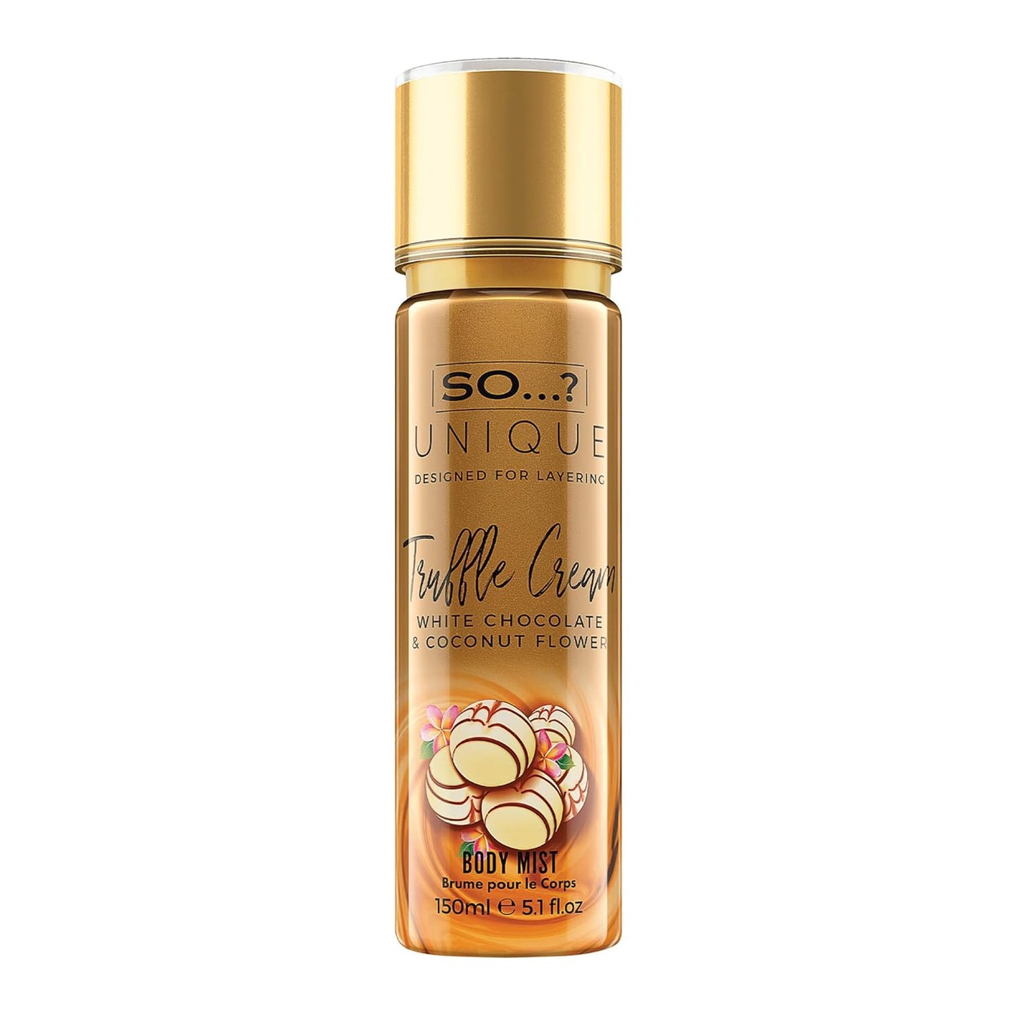 So...? Truffle Cream Body Mist - Vanilla Gourmand Perfume for Women | Cruelty-Free 5.1 oz