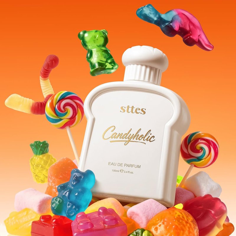 Candyholic Eau de Parfum for Women - Sweet Cotton Candy & Butterscotch Scent | 3.4 Fl Oz (100ml)