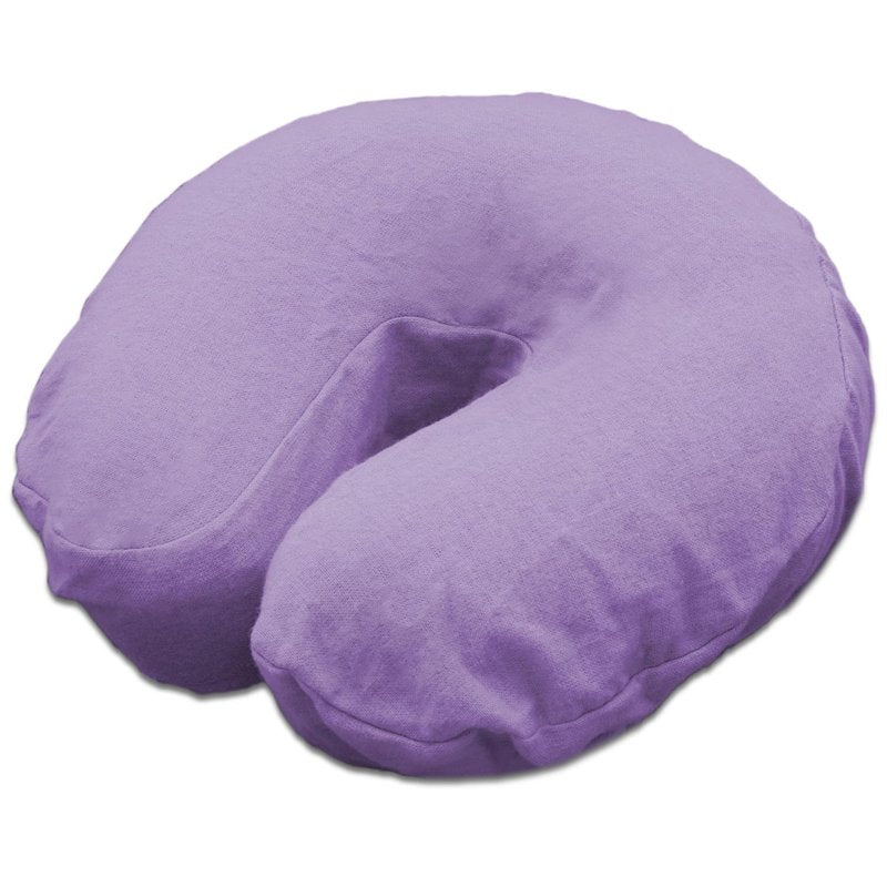Body Linen Deluxe 3 Piece Flannel Sheet Set - Super Soft & Durable 100% Double-Brushed Cotton Flannel - Includes Flat Sheet, Fitted Sheet, and Fitted Face Cradle Cover - Dahlia Purple