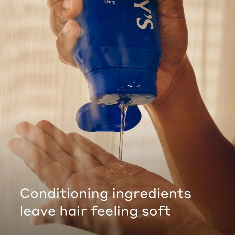 Harry's Men's 2 in 1 Shampoo and Conditioner for All Hair Types - Stone Scent - (3 Pack) 14 fl oz - No Parabens or Sulfates