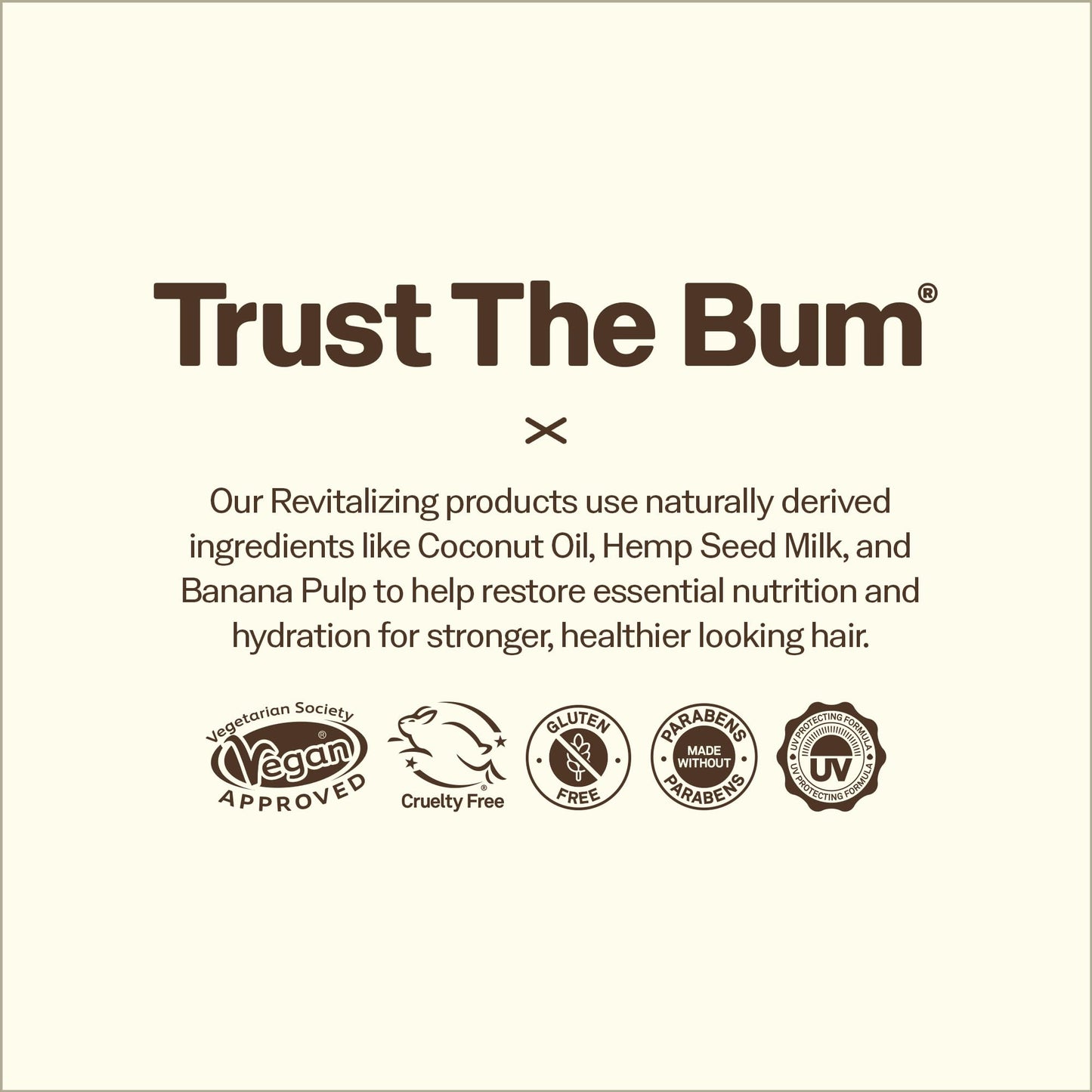 Sun Bum Revitalizing Air Dry Cream - Anti Frizz Styling Cream with Banana Extract and Sunflower Oil - Vegan - Without Parabens - UV Protecting - Helps Smooth and Enhance Natural Hair Texture - 6 fl oz