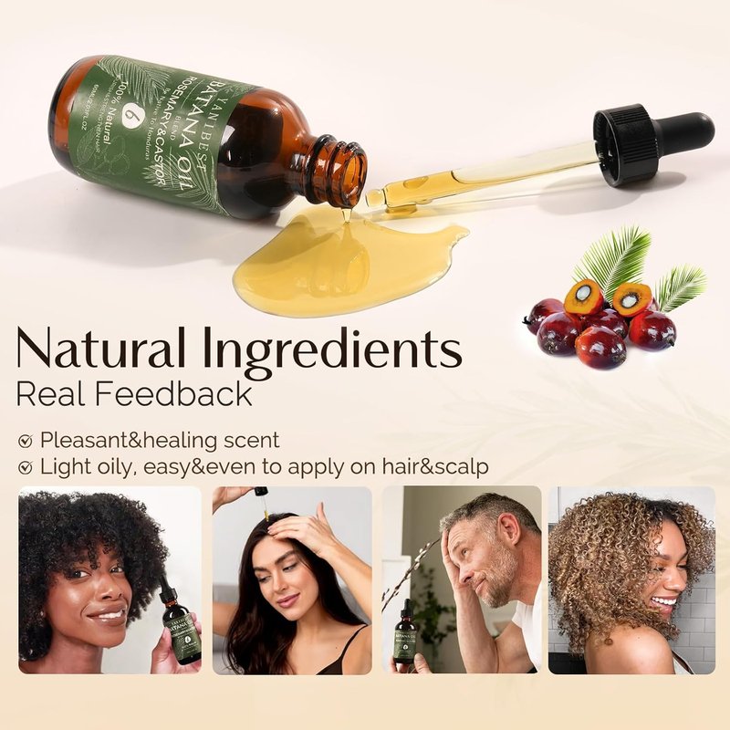 Batana Oil for Hair Volume - Enhance Density & Nourish Scalp | Relieves Dryness & Itchiness