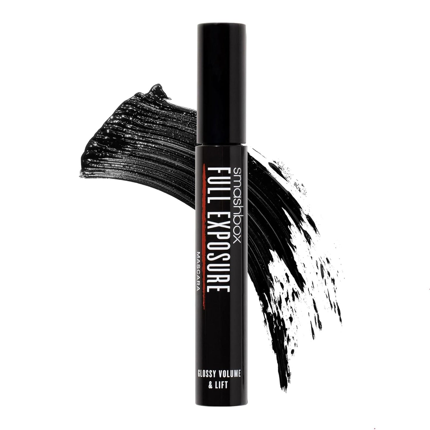 Smashbox Full Exposure Mascara - Volume & Length for Defined Lashes | Large Tapered Brush, 0.38 Fl Oz