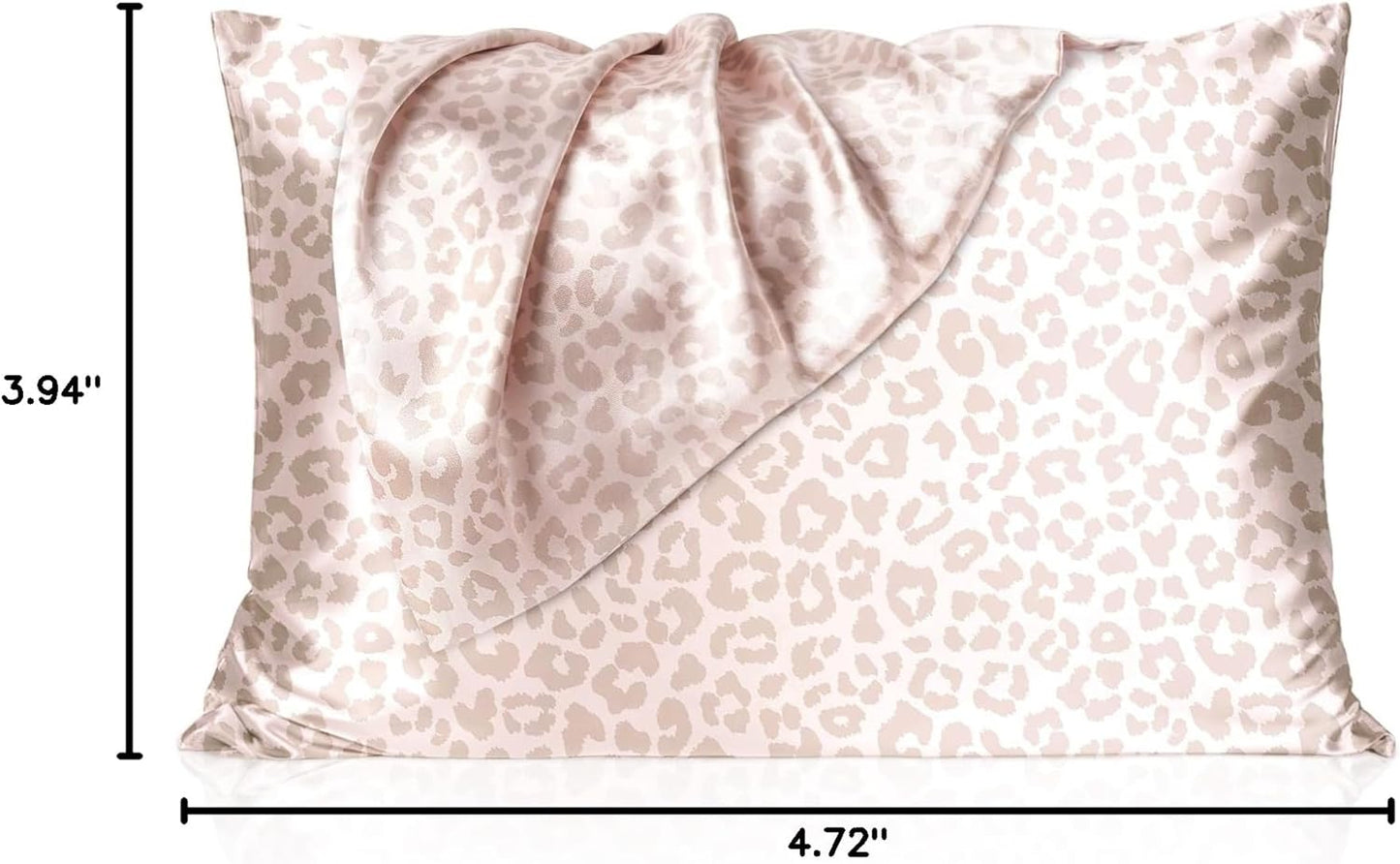 Yanibest Leopard Satin Pillowcases - Silk Pillow Cases for Hair & Skin | Standard 20"x26" Size