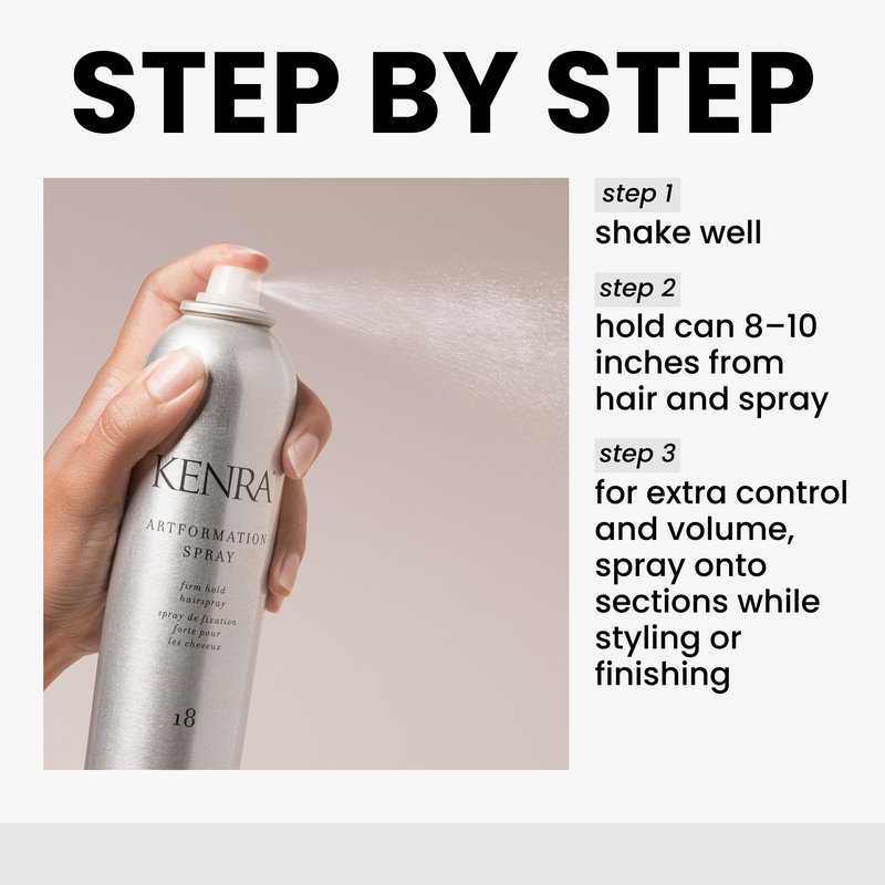Kenra Professional Artformation Spray 18 50% | Firm Hold Hairspray | Volume & Styling Control | Fast-dying Formula| All Hair Types | 10 oz