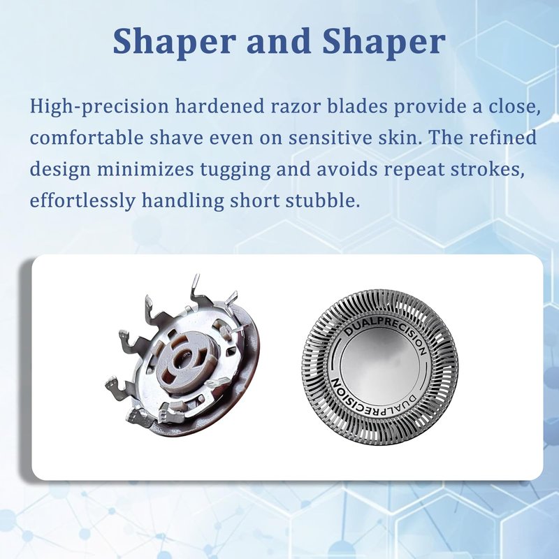 S3000 Replacement Razor Blade Compatible with Philips Norelco Aquatec Shavers,Razor Blades for S3000 Series S3206 S4303.6 Pcs