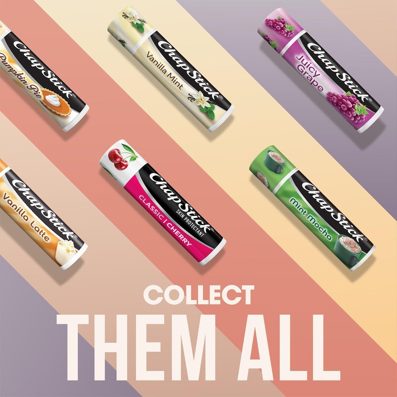 ChapStick Bulk Cherry Lip Balm 24-Count – Fruity & Sweet Lip Moisturizer for Dry Lips, 0.15 Ea