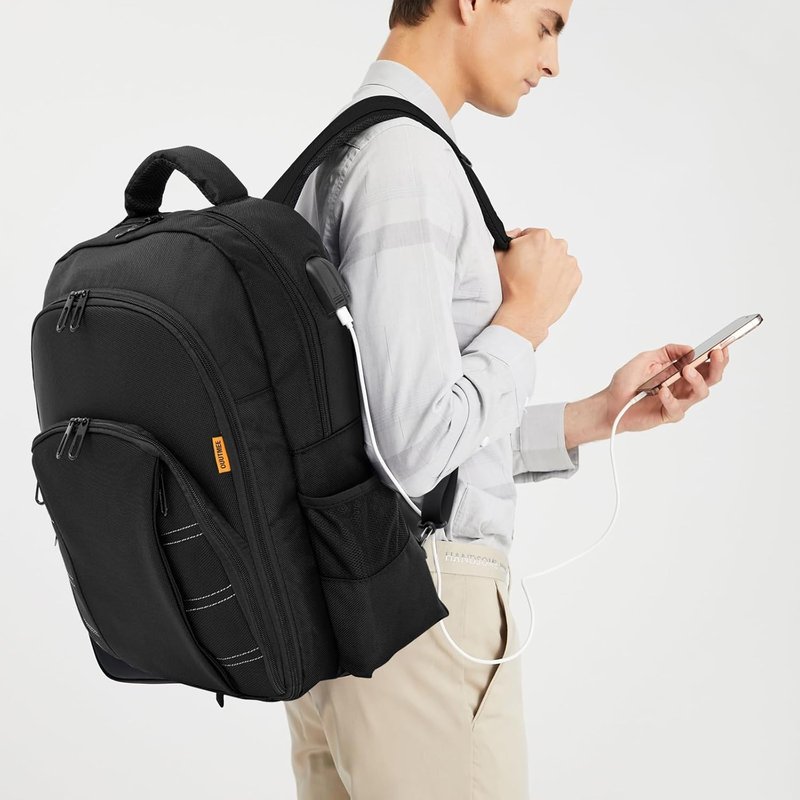 Portable Barber Supplies Bag - Travel Backpack Organizer for Clippers & Tools with USB Port | Ideal for Hairstylists