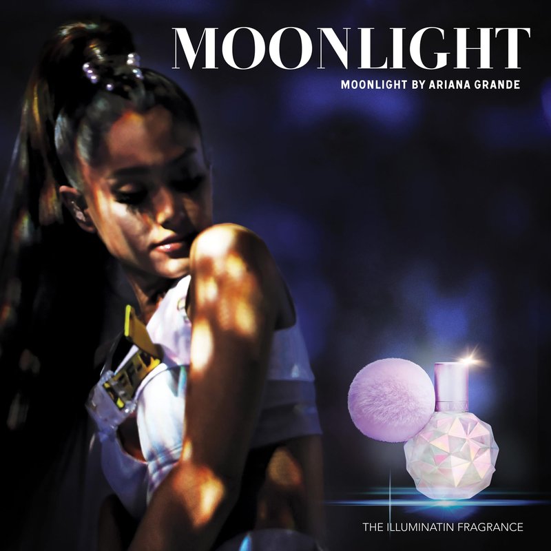 Ariana Grande Moonlight Eau de Parfum – Floral Gourmand Fragrance for Women – 3.4 Fl Oz
