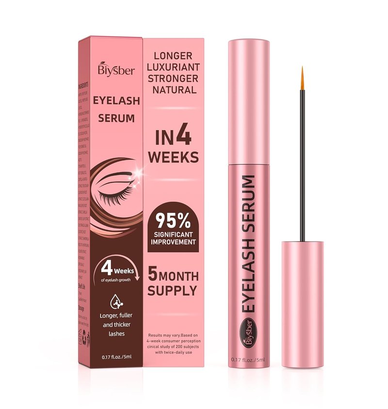 Eyelash Growth Serum - Premium Formula for Longer, Fuller Lashes & Brows | Gentle & Vegan for Sensitive Eyes