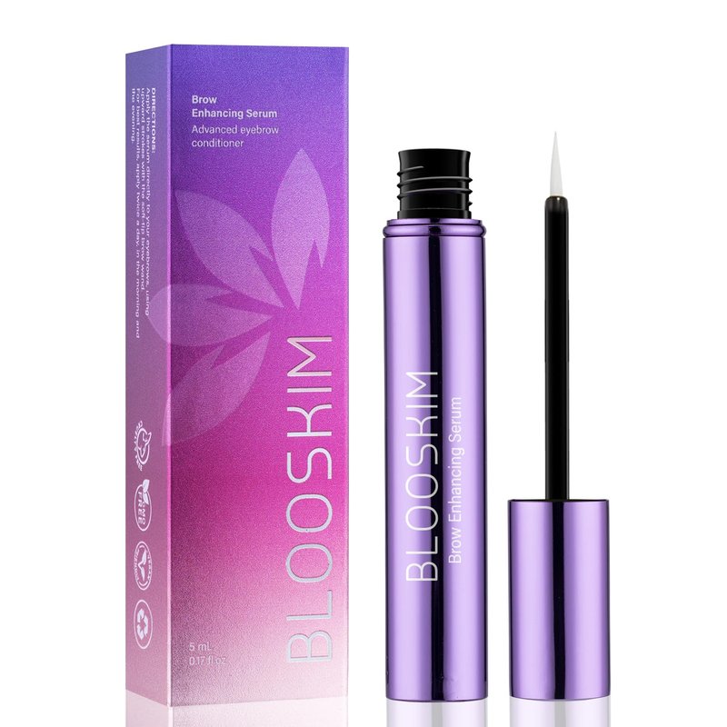 Blooskim Eyebrow Growth Serum - Natural Formula for Thicker, Fuller Brows - Fast Nourishing Results