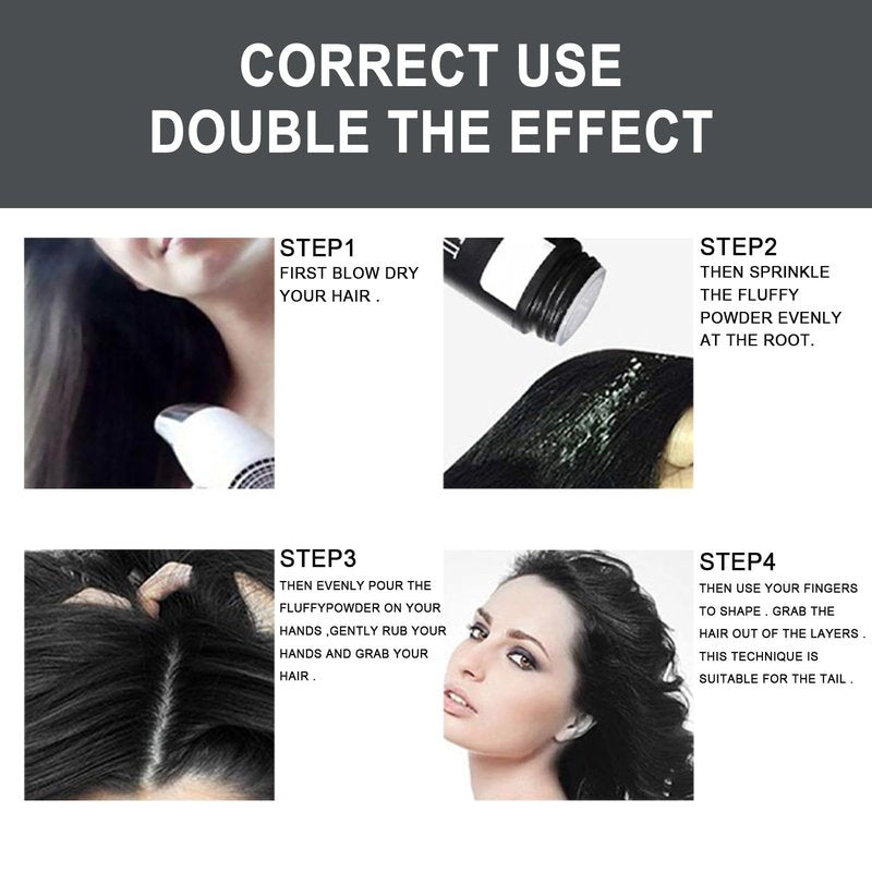 Hair Styling Powder, Hair Texture Powder Adds Volume and Texture Lightweight for a Natural Look, Alll Day Invisible, Flexible Hold,Long-lasting,Matte Finish,No Stickiness for Short to Medium Hair 8g