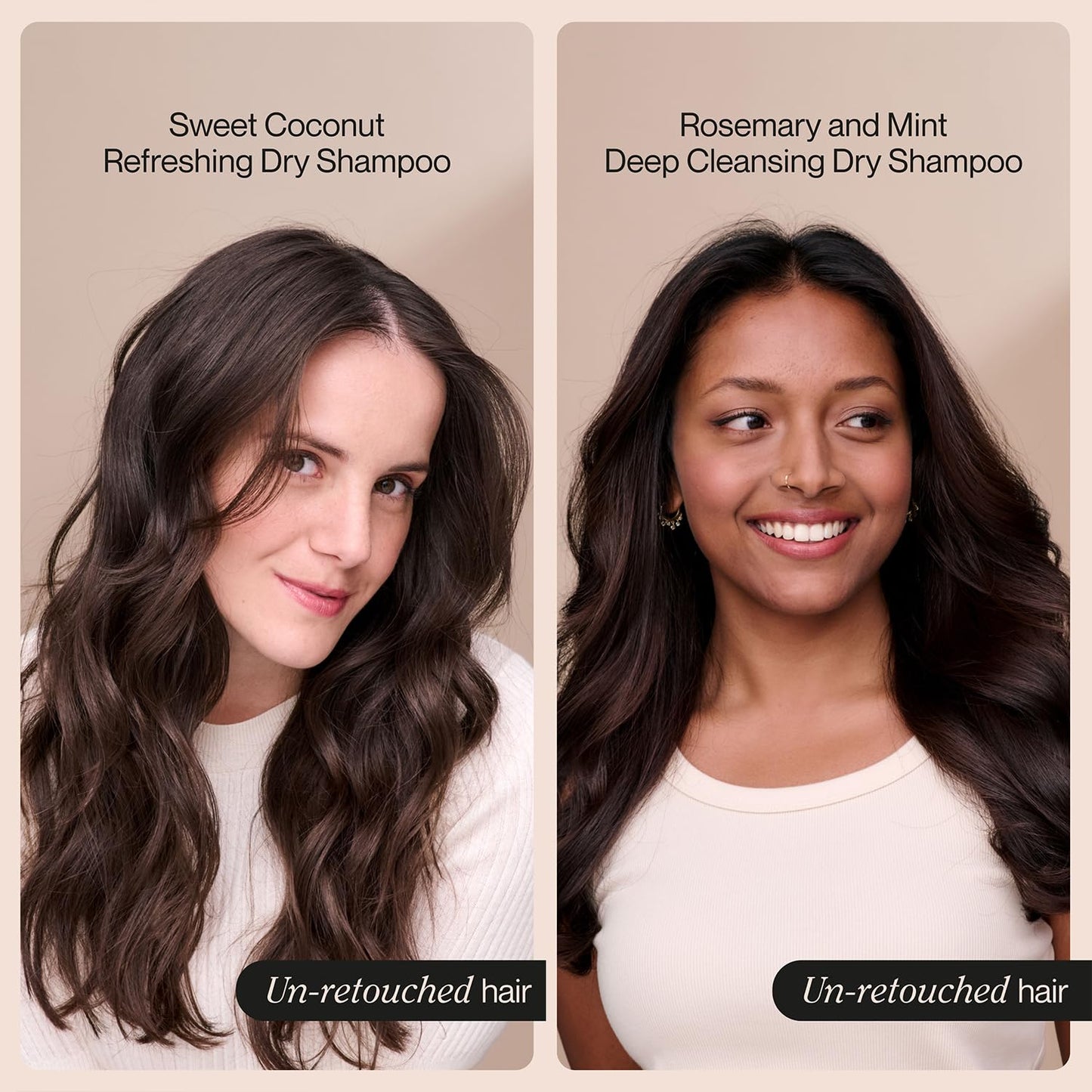 Suave Dry Shampoo Spray Variety Pack - Rosemary & Mint, Sweet Coconut | 4.3 Oz Each
